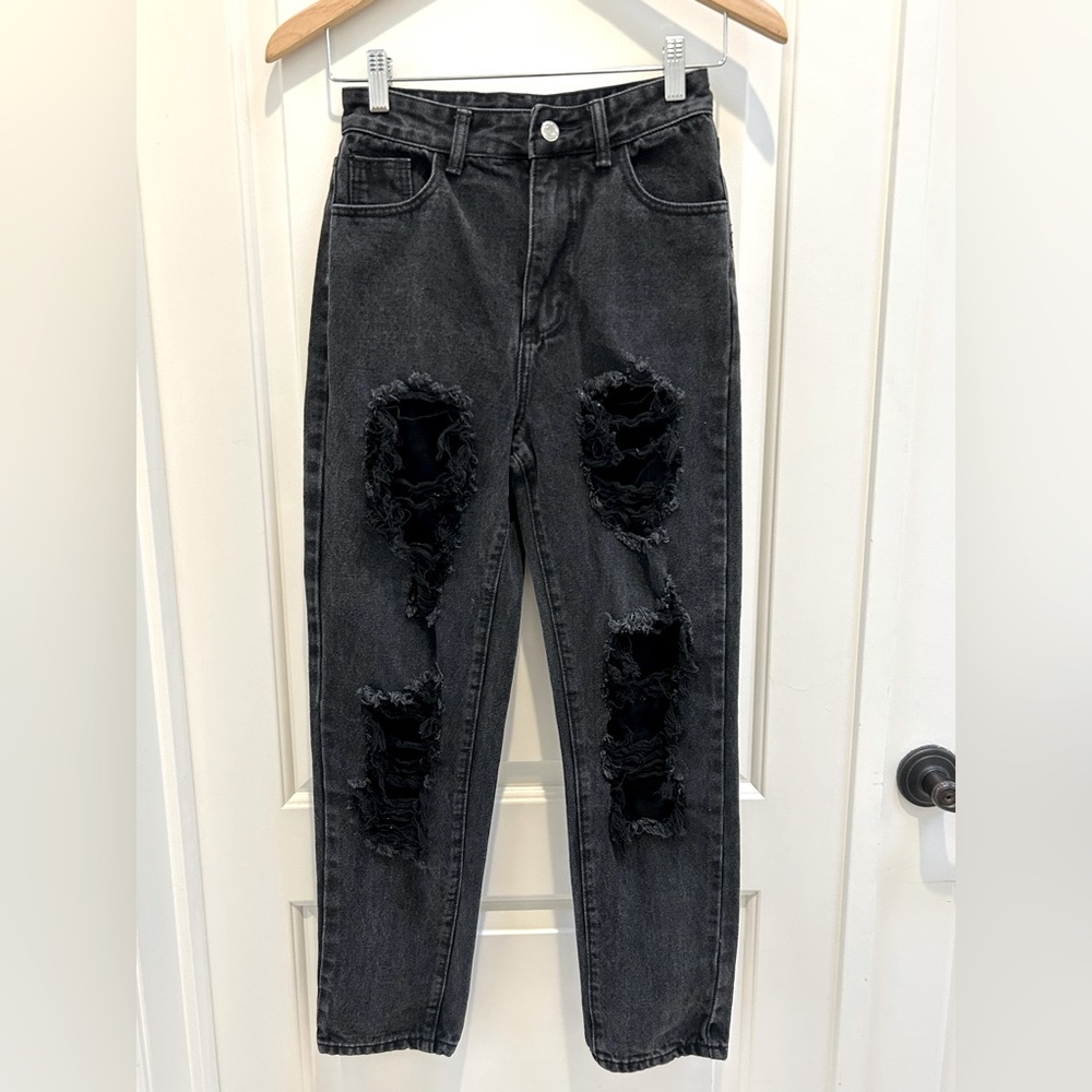 Black Ripped jeans